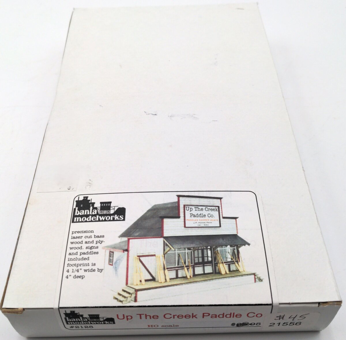 Banta Model Works 2128 O Scale Up the Creek Paddle Co. Building - Assembled