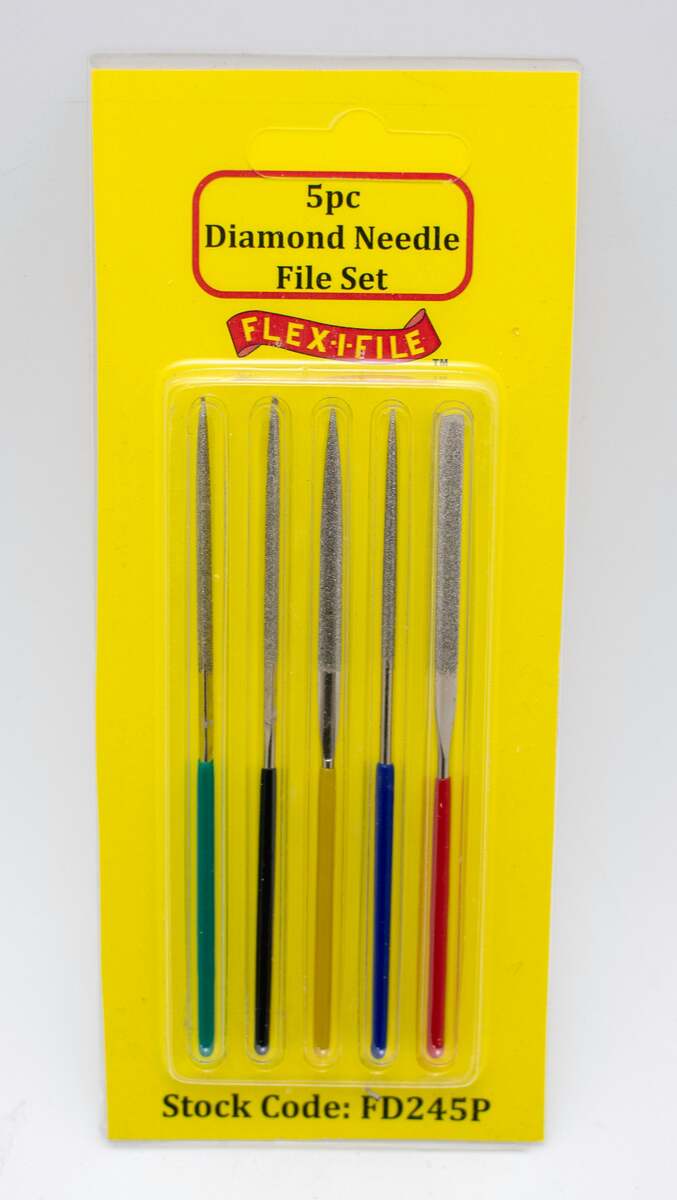 Flex-I-File FD245P Diamond Reamer & Diamond Files (Set of 5)