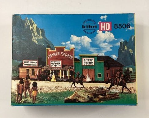 Kibri B-8506 HO Scale Saloon Group Building Kit