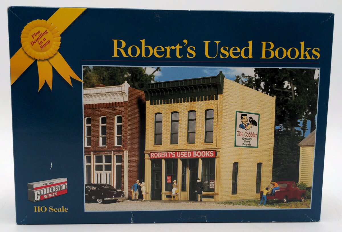 Walthers 933-3615 HO Scale Robert's Used Books Building Kit