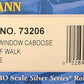 Bachmann 73206 HO Santa Fe Bay-Window Caboose with Roof Walk