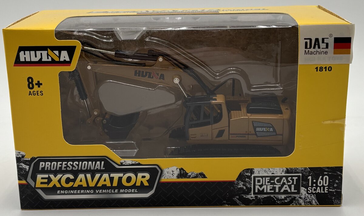 Hui Na Toys 1810 1:40 Excavator Construction & Engineering Diecast Metal Model