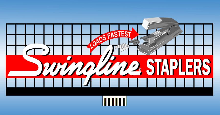 Miller Engineering 44-3402 HO/N Swingline Staplers Billboard