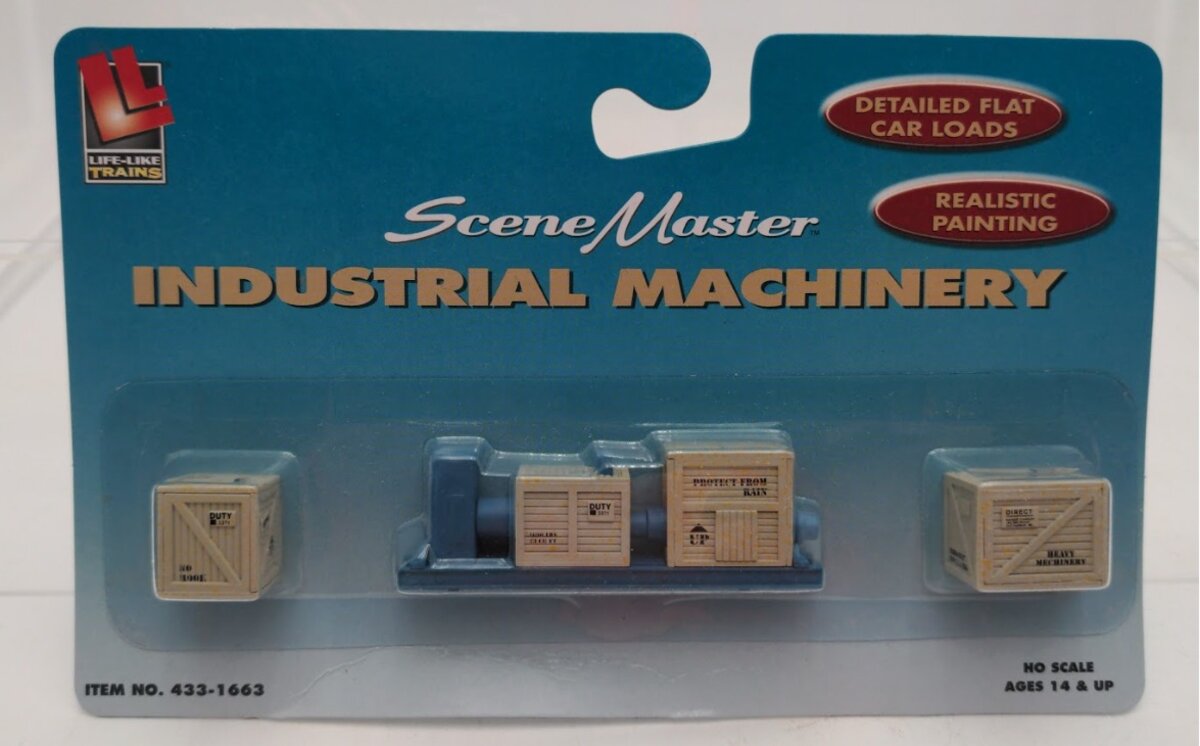 Life Like 433-1663 HO Scale Scene Master Industrial Machinery (Set of 3)
