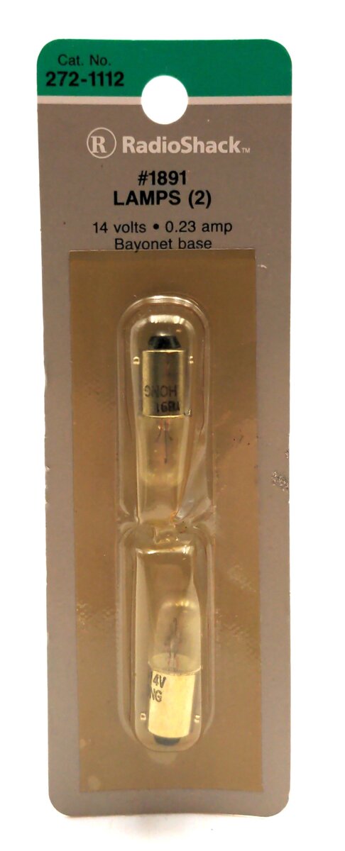 Radio Shack 272-1112 #1891 Lamps