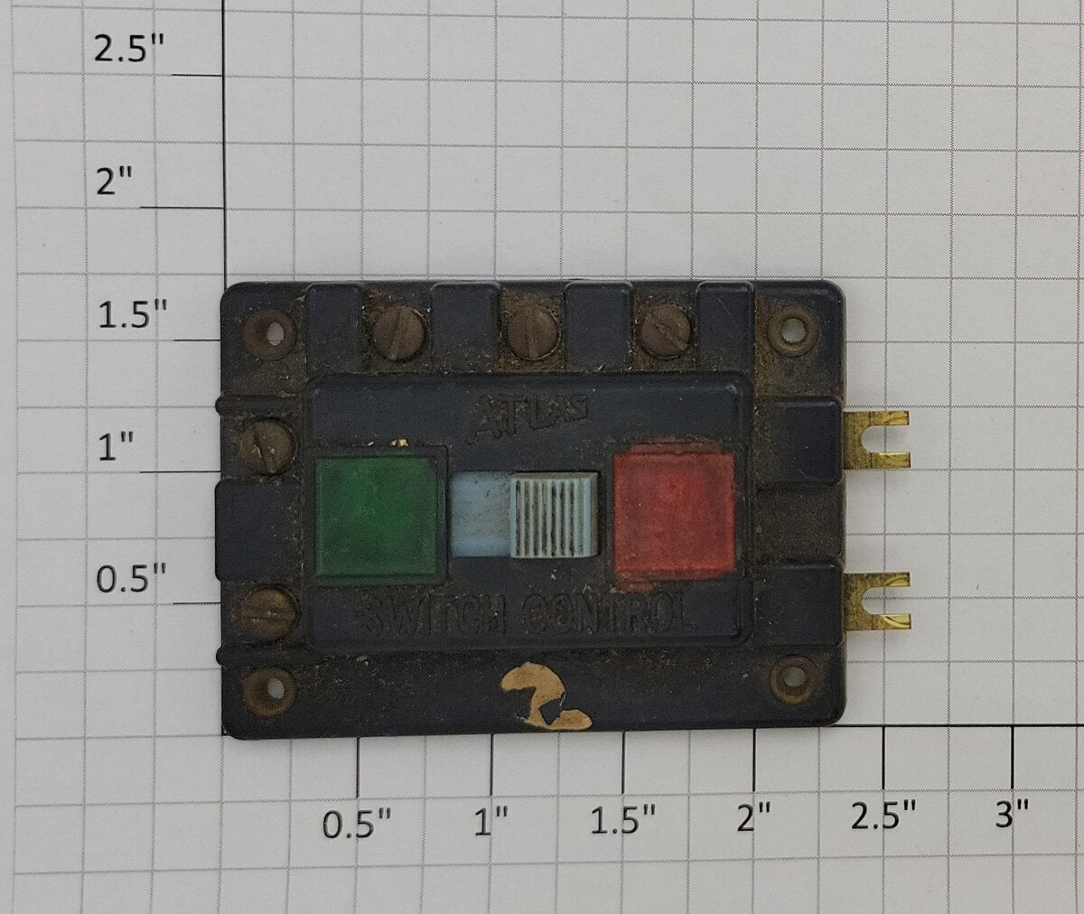 Atlas 56L HO Gauge Vintage Large Slide Switch Controller