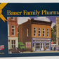 Walthers 933-3618 HO Gold Ribbon Series Bauer Family Pharmacy Building Kit