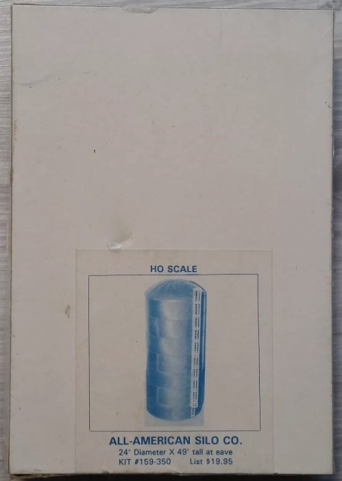 BH Models 159-350 HO 24' Diameter X 49' Tall Silo Building Kit