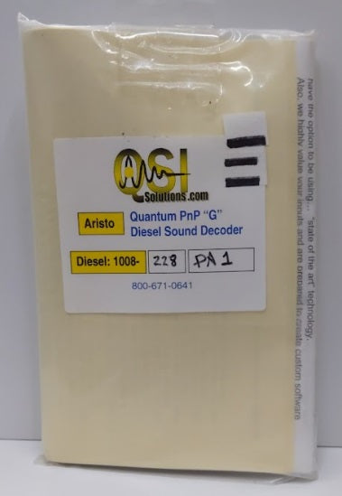 QSI 1008-228-PA1 G Solutions Aristo Quantum PnPG Diesel Sound Decoder