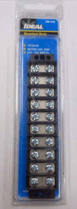 Ideal 89-410 10 Circuit Terminal Strip