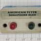 American Flyer XA10961-GW S White "Semaphore Man" Control Button