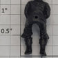 Lionel 52-26 Black Unpainted Fireman Figure (8411-54)