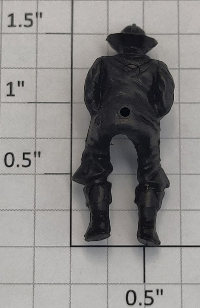 Lionel 52-26 Black Unpainted Fireman Figure (8411-54)