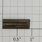 Aristo-Craft 11900-1S G Brass 15/16" Short Rail Joiner
