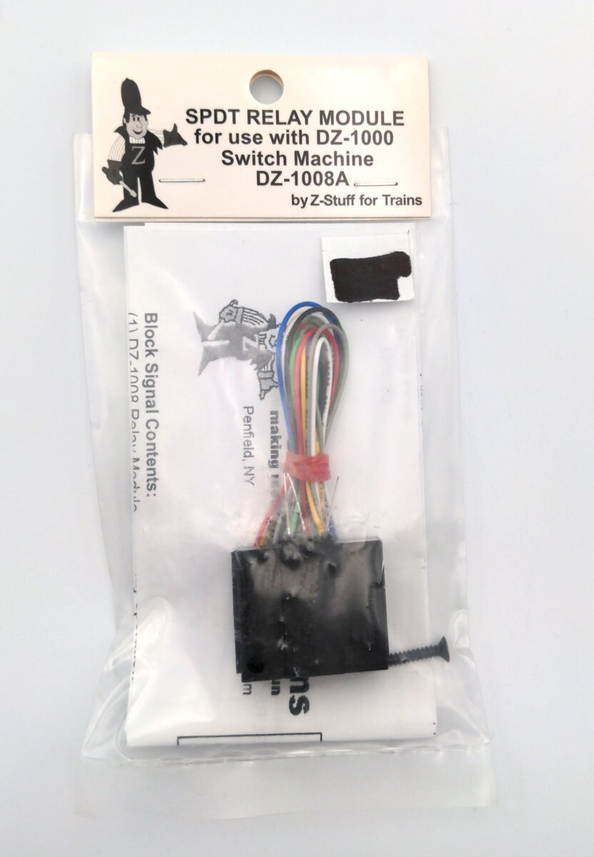 Z-Stuff DZ-1008A O SPDT Relay Module For Use With DZ-1000 Switch Machine