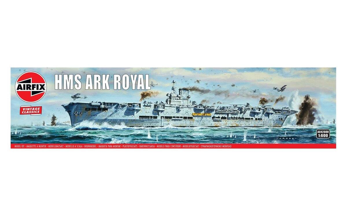Airfix Products A04208V 1:600 HMS Ark Royal Plastic Ship Kit