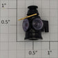 LGB 3032X Amber Caboose Tail Light Lanterns Only (Pair of 2)