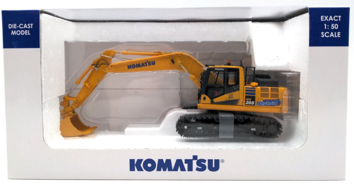 Universal Hobbies 8136 1:50 Komatsu HB205 Hybrid Excavator