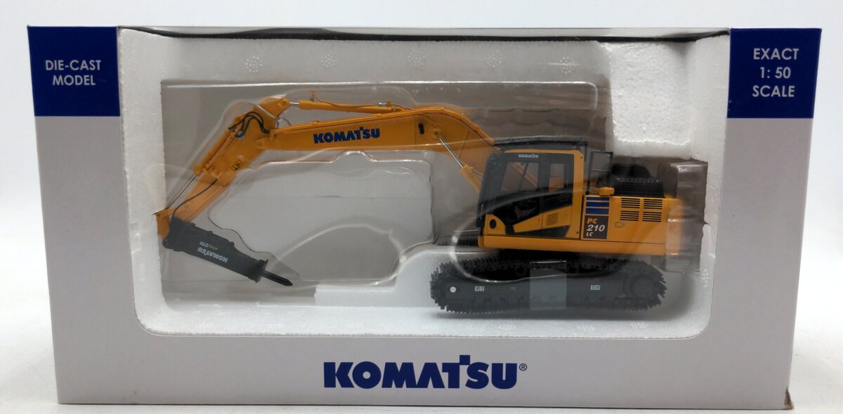 Universal Hobbies 8140 1:50 Komatsu PC210 LC-11 Excavator with Hammer Drill