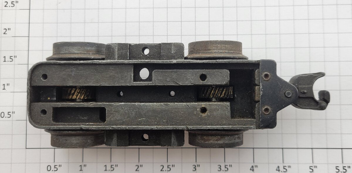 Lionel 2333-151X4CM F3 Rear Power Truck Frame Geared Axles & Coupler