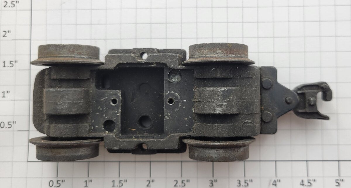 Lionel 2333-151X4CM F3 Rear Power Truck Frame Geared Axles & Coupler
