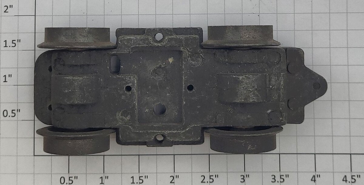 Lionel 2333-151X5CM F3 Rear Power Truck Frame with Coupler Mount no Gears