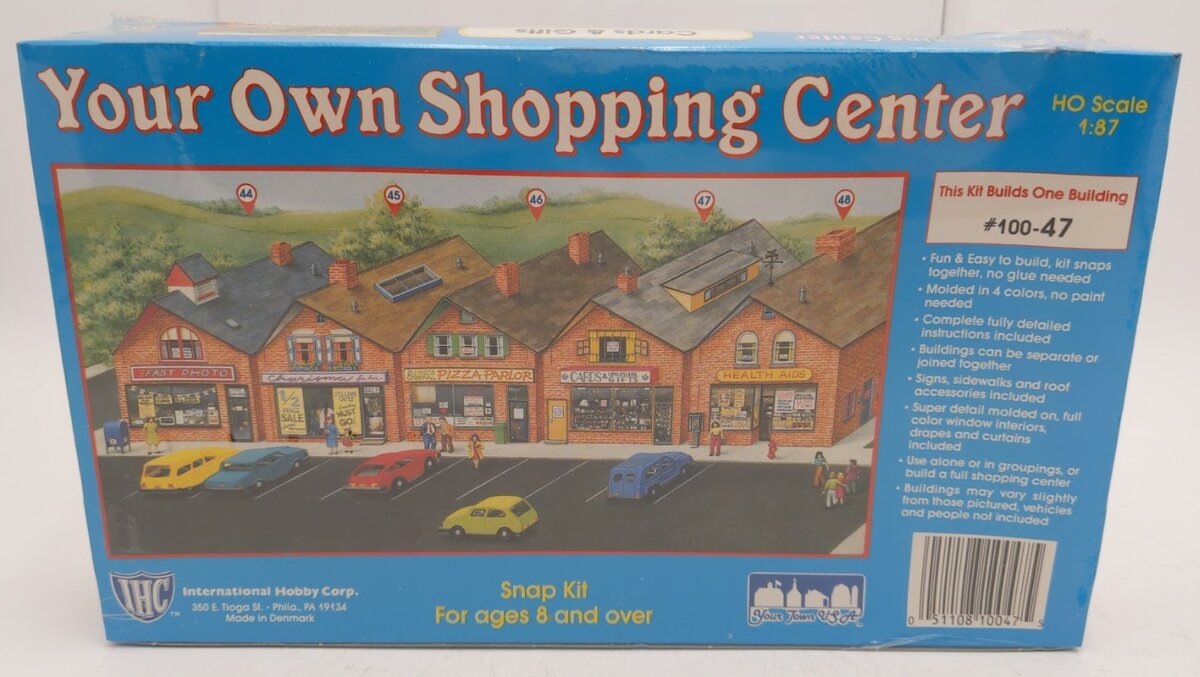 IHC 100-47 HO Scale Cards & Gifts Store Building Snap Kit