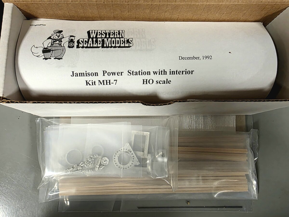 Western Scale Models MH-7 HO Jamison Power Station Model Kit