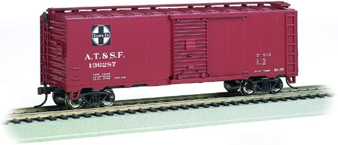 Bachmann 15007 HO Santa Fe Steam Era 40' Box Car #136287