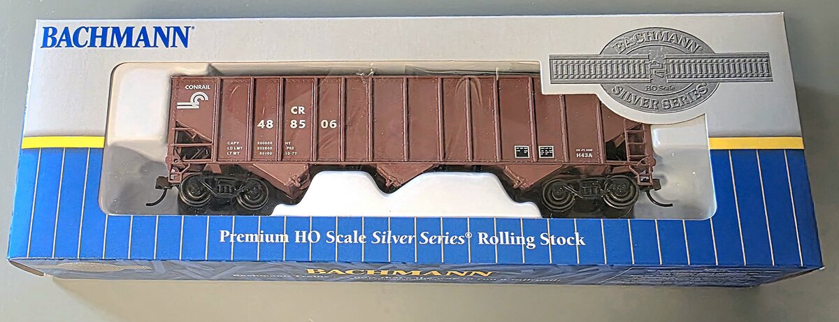 Bachmann 18712 HO Conrail Bethlehem Steel 100-Ton 3-Bay Hopper #488506