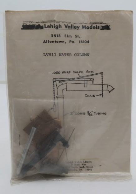 Lehigh Valley Models LVM 11 S Scale Water Column Kit
