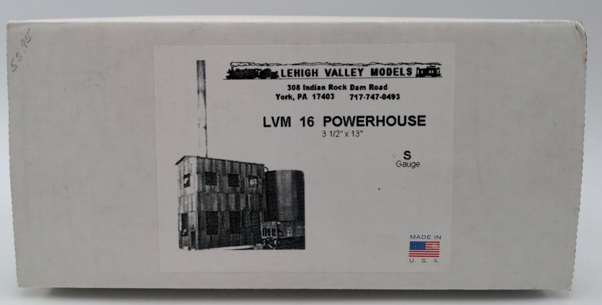 Lehigh Valley Models LVM 16 S Powerhouse Building Kit