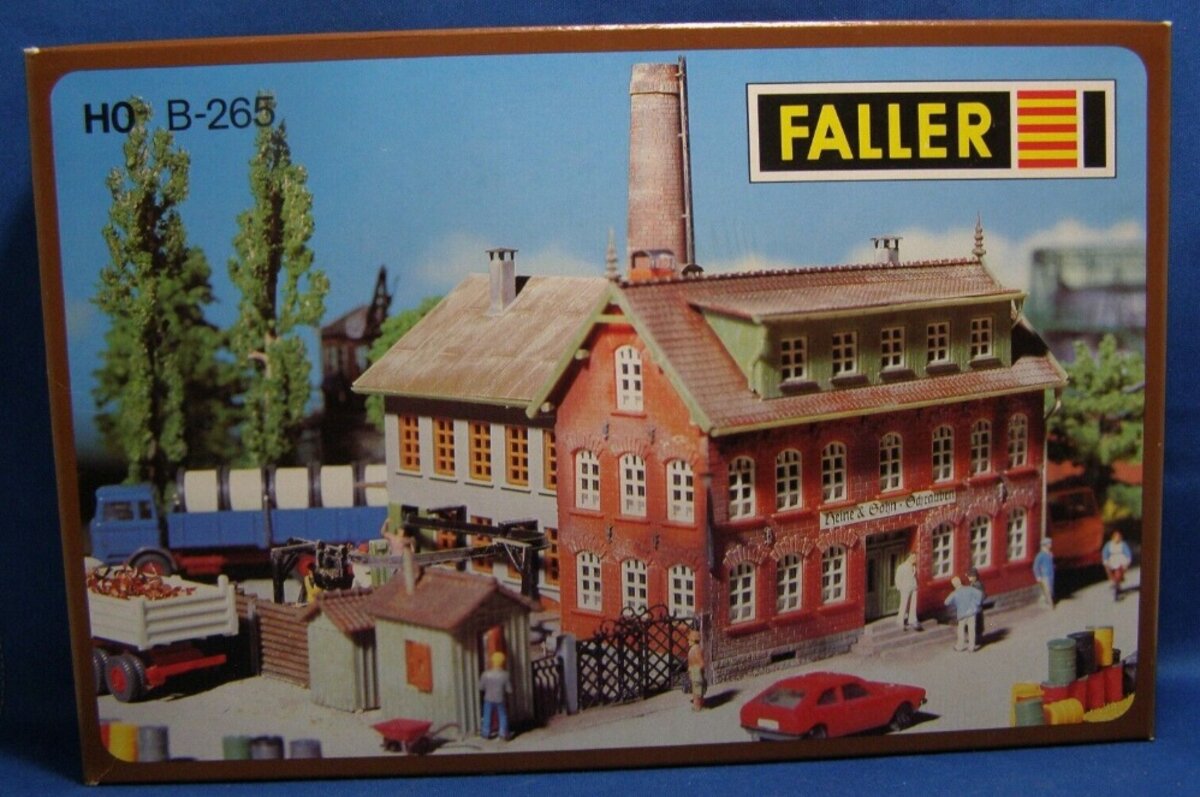 Faller B-265 HO Scale Old Factory Building Kit