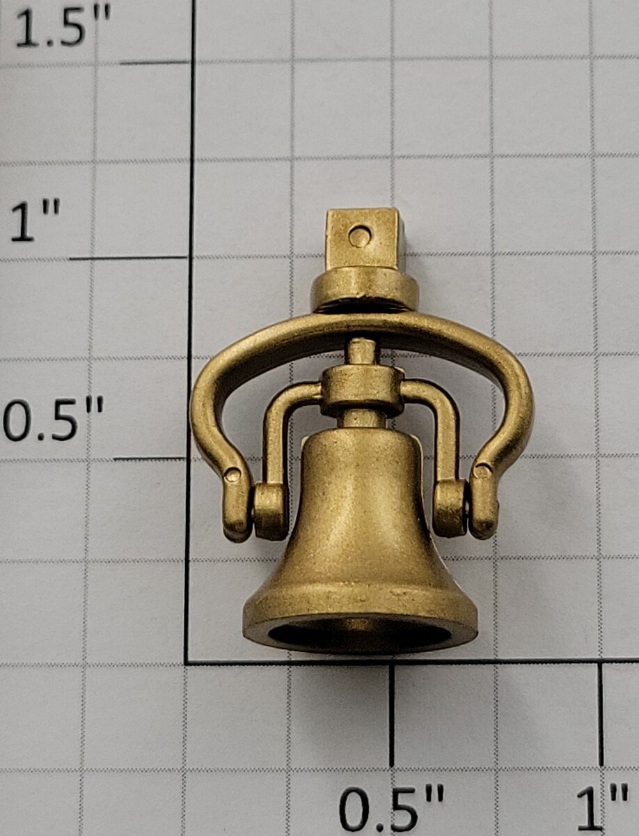 USA Trains R22-05 G NW-2 Gold Bell & Mounting Bracket