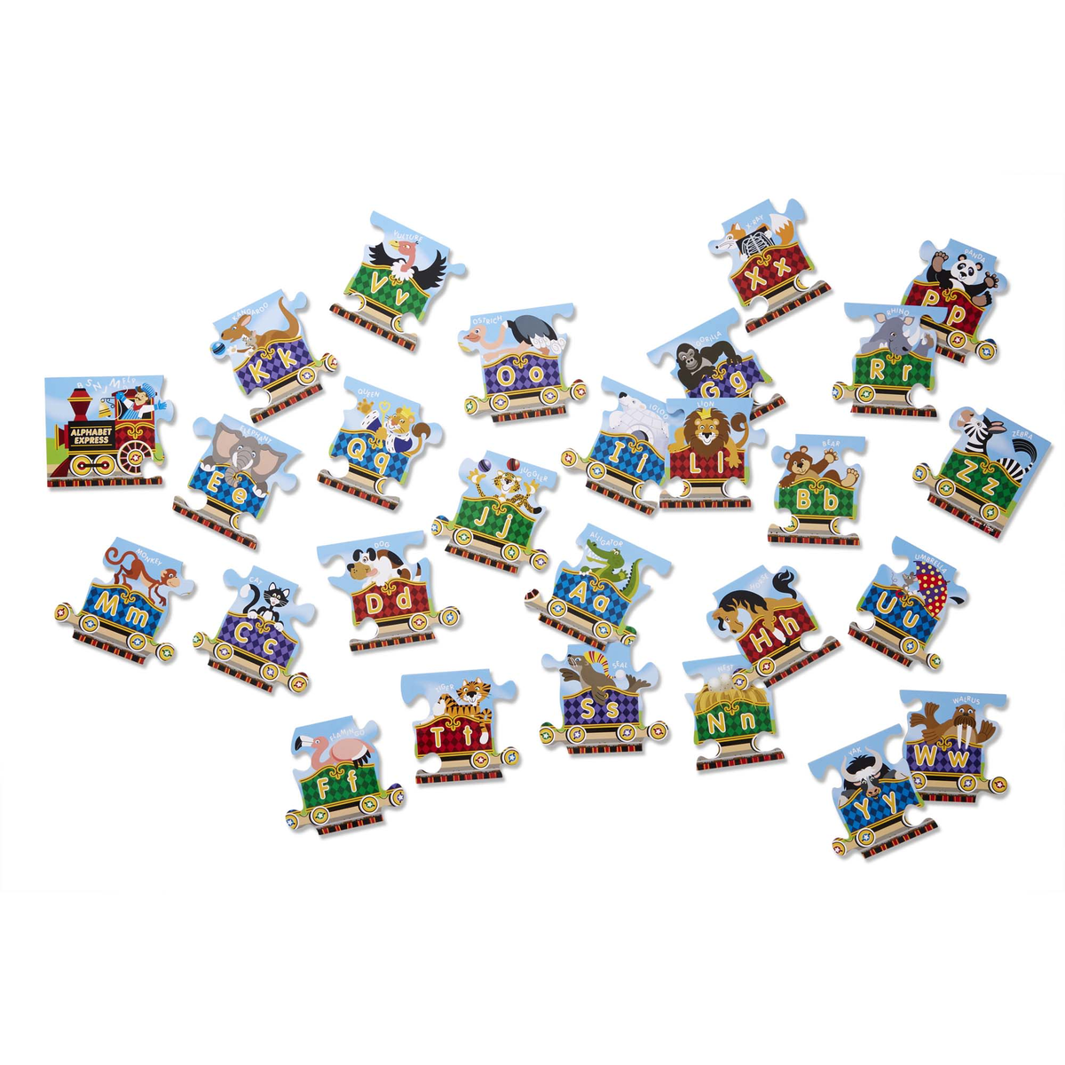 Melissa & Doug 4420 Alphabet Express Floor Puzzle