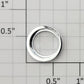 LGB 2067V20 G Scale Chrome Head Lamp Ring