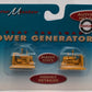 Life Like 1659 HO Scene Master Flat Car Load Power Generators (Set of 2)