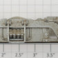 American Flyer XA12A668 S Scale Cast Silver GP7 Truck Frame w/ Operating Coupler