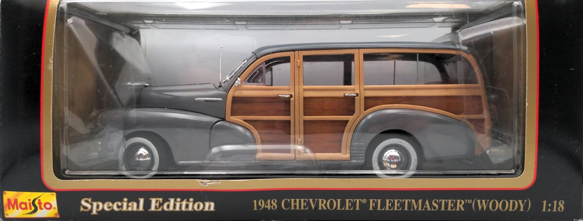 Maisto 31854 1:18 Diecast 1948 Chevrolet Fleetmaster Woody