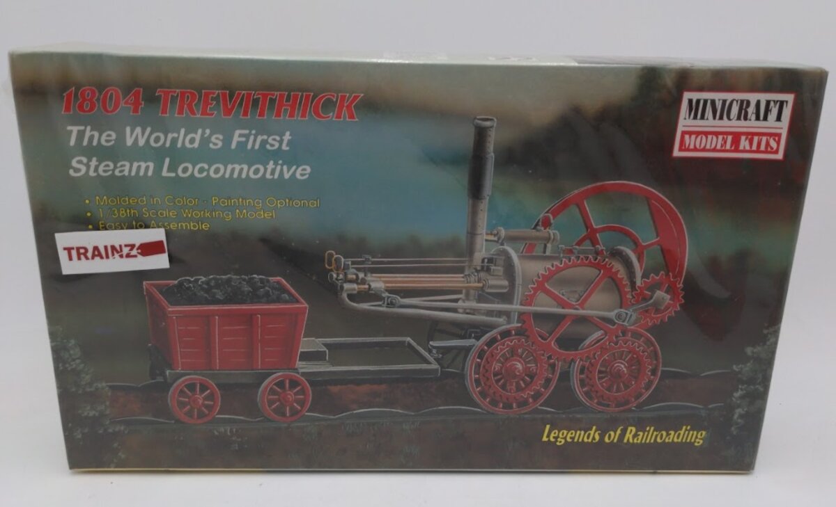 Minicraft 11102 1:38 Scale Legends of Railroading 1804 Trevithick Model Kit