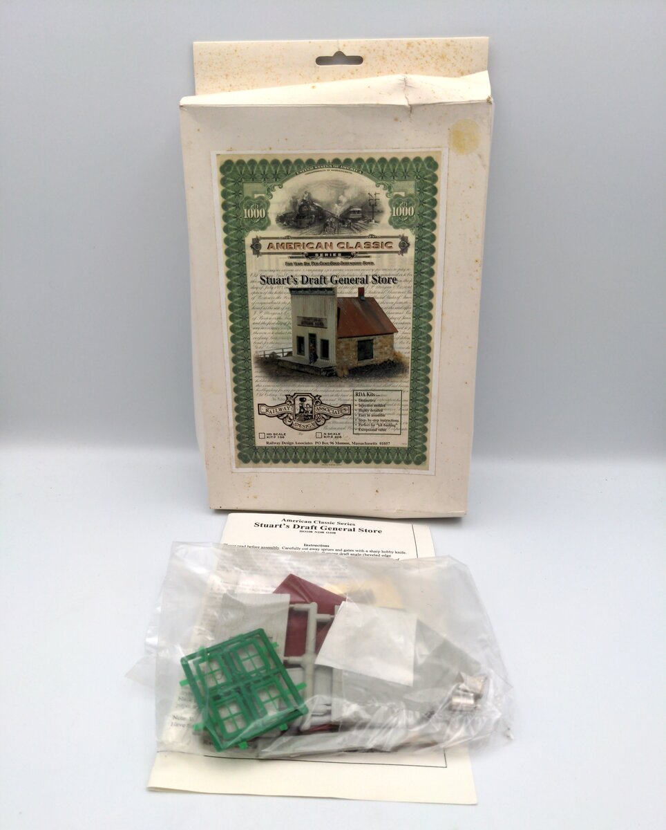 Railway Design Associates 108 HO Stuart's Draft General Building Kit
