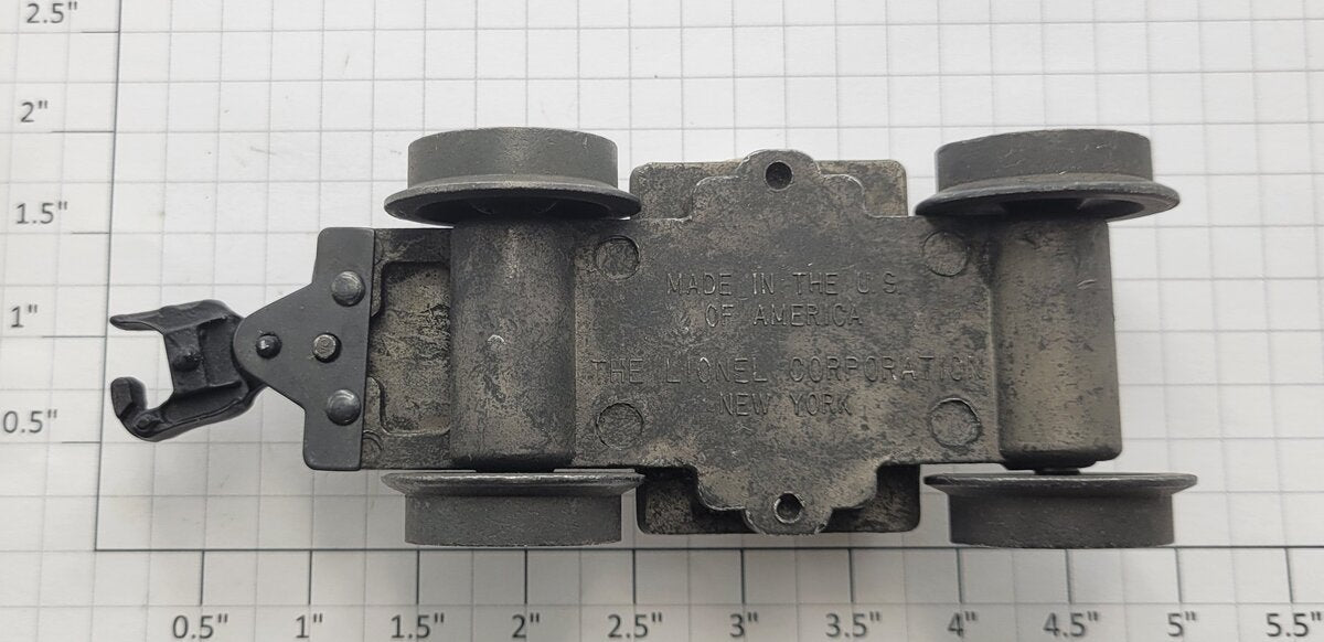 Lionel 2343-151 F3 B-Unit Rear Non-Powered Diesel Truck Frame, Stud, & Coupler