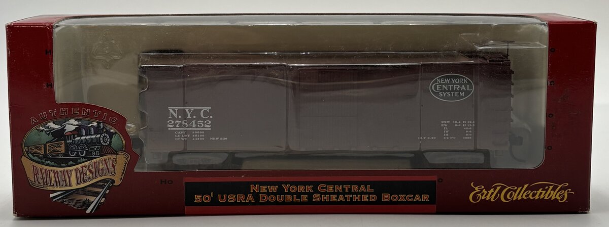 Ertl 4988 HO New York Central 50' USRA Double Sheathed Boxcar #278452