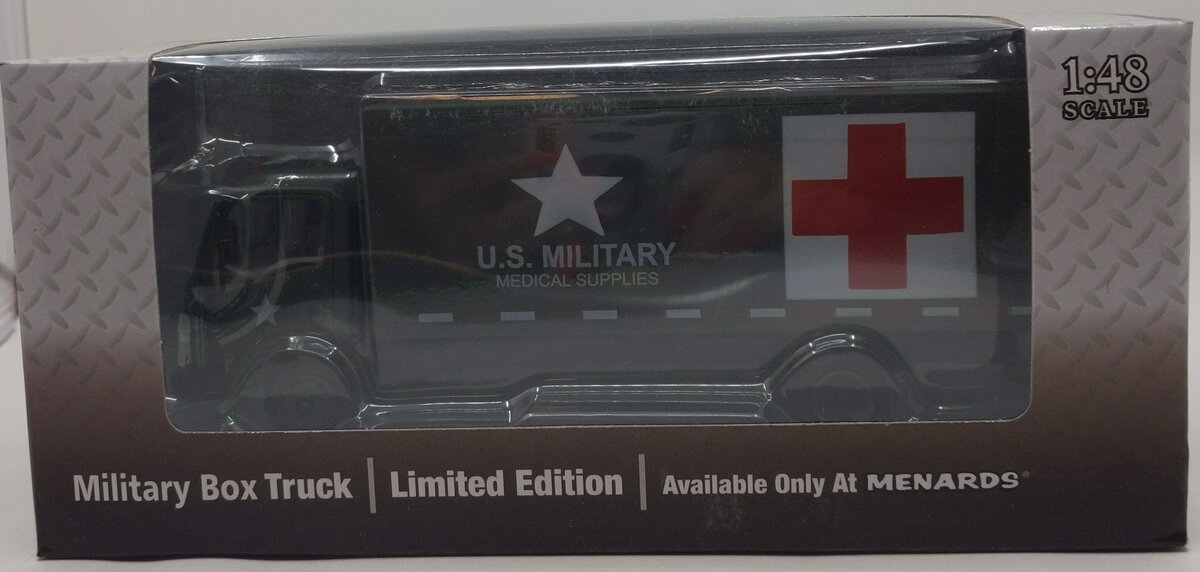 Menards 279-3068 O U.S. Military Medical Supplies Box Truck Limited Edition