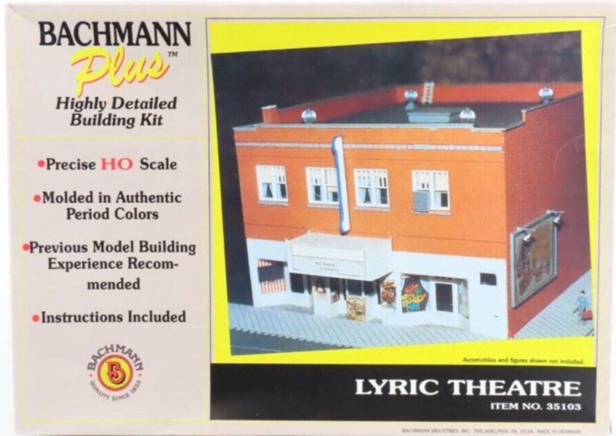 Bachmann 35103 HO Scale Lyric Theatre Building Kit