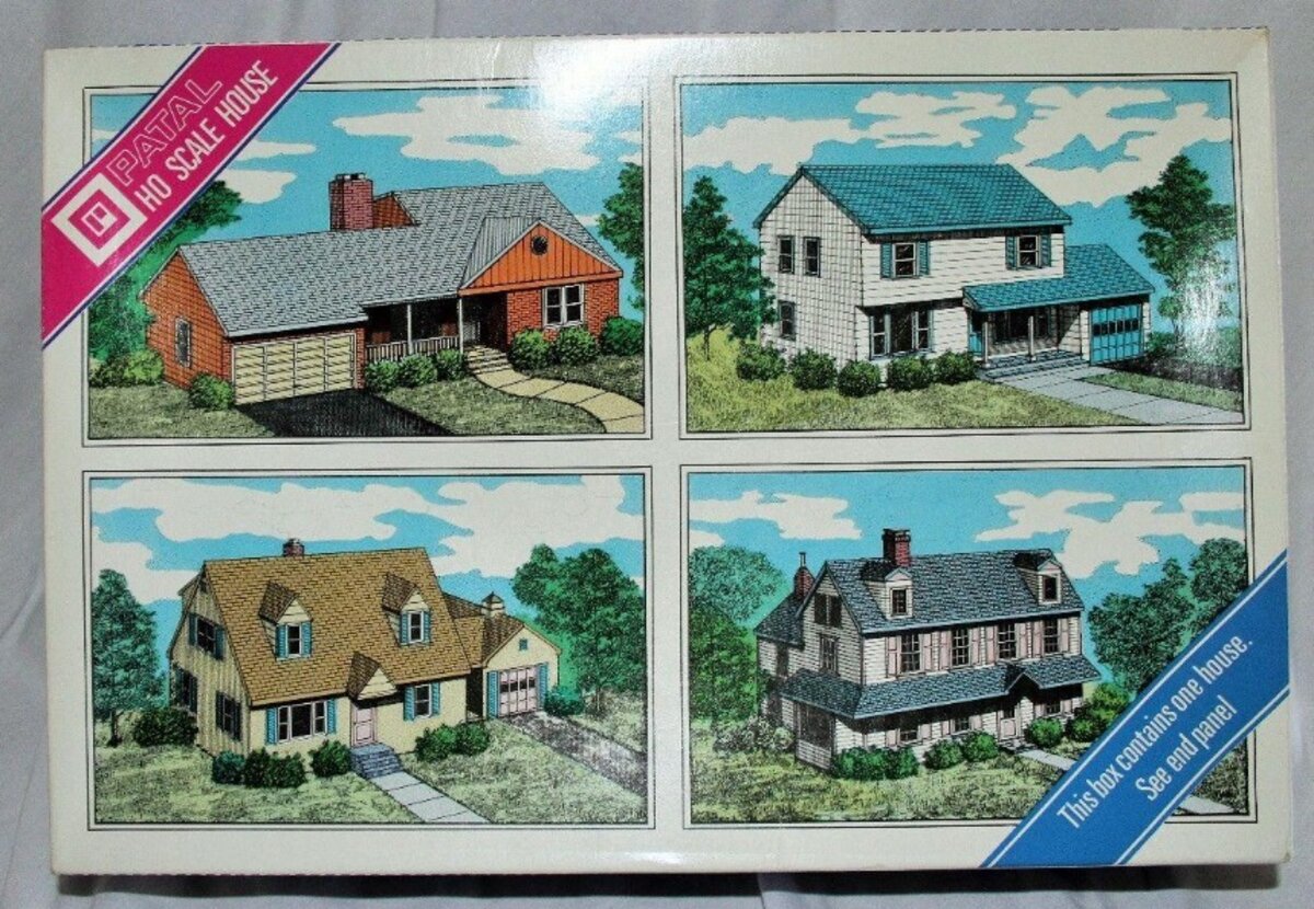 Patal 303 HO Scale Historic Colonial House Building Kit