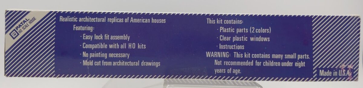 Patal 304 HO Scale Cape-Cod House Plastic Building Kit