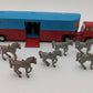Corgi 1130 1:43 Scale Horse Transporter Chipperfields Circus W/6 Plastic Horses EX/Box