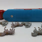 Corgi 1130 1:43 Scale Horse Transporter Chipperfields Circus W/6 Plastic Horses EX/Box