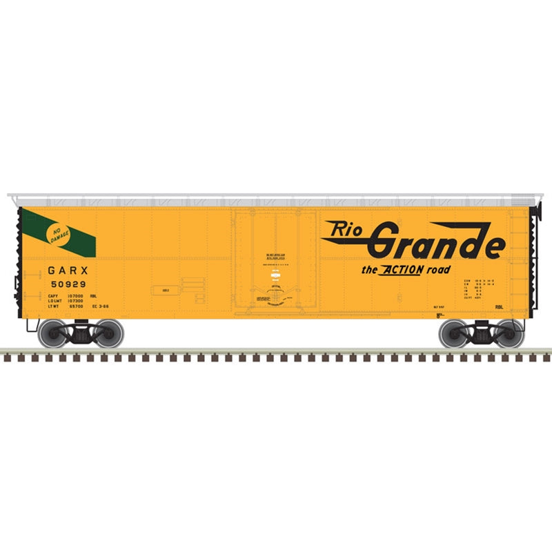 Atlas 20005786 HO Denver & Rio Grande Western 50' GARX Reefer Boxcar #50921